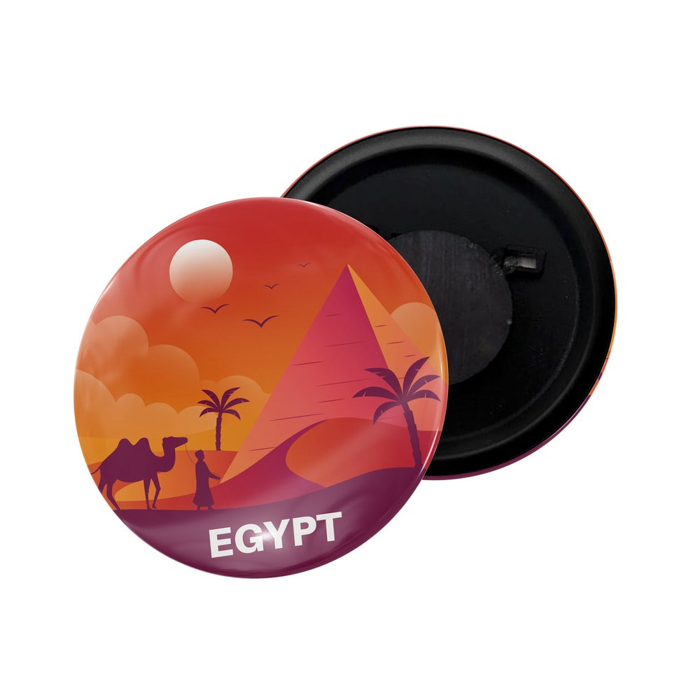 dhcrafts Fridge Magnet Multicolor Egypt Egypt Glossy Finish Design Pack of 1 (58mm)